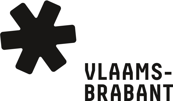Een grote asteriks geflankeerd door de woorden Vlaams-Brabant